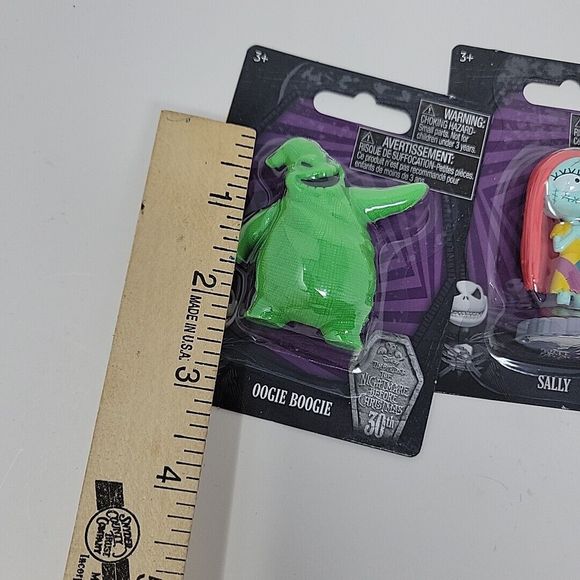 Nightmare Before Christmas Jack Skellington Figures Sally Oogie Boogie Set of 4 - Picture 9 of 10